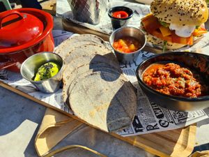 Mix de tacos at Fresh Green in San Sebastian