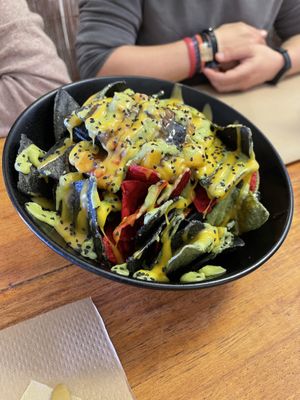 Totopos  at Fresh Green in San Sebastian