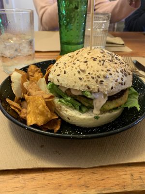 Hamburguesa  at Fresh Green in San Sebastian