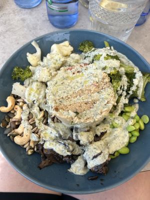 Cous cous bowl   at Fresh Green in San Sebastian