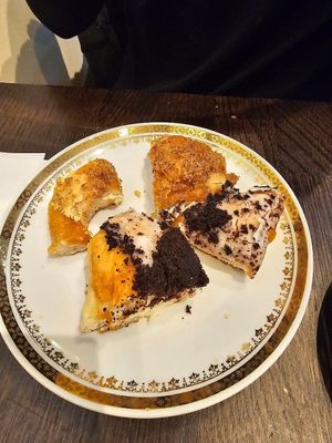 The white chocolate brownie donut was incredible!! at Round & Square in Helsinki