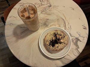 Caramel mocha donut at Round & Square in Helsinki