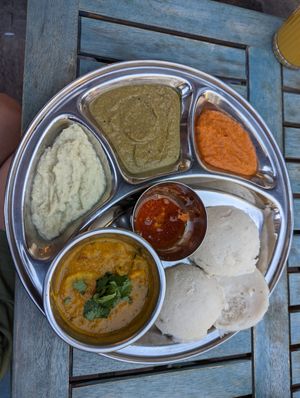 Idly at Rangji Masala Dosa in Krakow