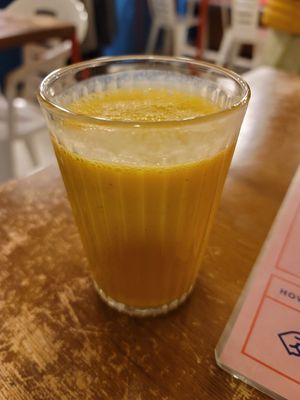 Mango lassi at Rangji Masala Dosa in Krakow