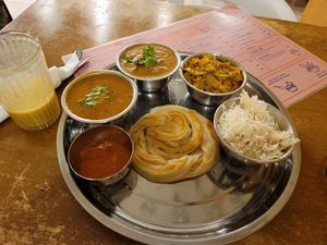 34pln for mini Thali at Rangji Masala Dosa in Krakow