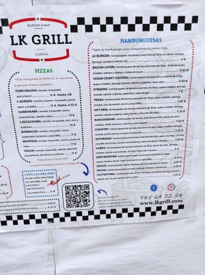 Carta 2 at LK Grill in Luarca