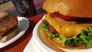 Burger at Che Vegan in Oberhausen