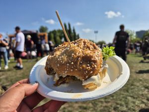 Jackfruit Burger at Che Vegan in Oberhausen