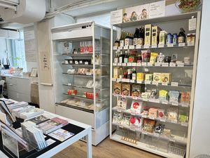 More shop offerings including some refrigerated items. There are only grocery items, no prepared food    at Veggie Labo in Hong Kong Island