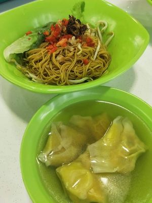 Wanton noodles. Note egg is 1 of the noodles ingredients at Dao Xin 稻心 in North Singapore