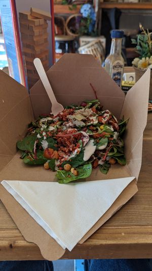 Jerk chicken n rice at Cosy Jazz Cafe in Blackpool