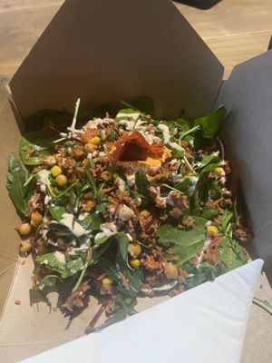 Jerk Chicken Rice #Veganuary at Cosy Jazz Cafe in Blackpool