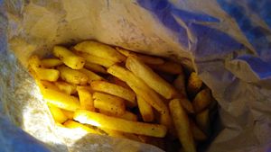 Fries at Elvins Street Food in Lytham