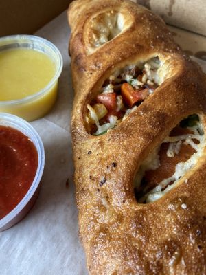 Calzone at Mario's Pizza in Orlando