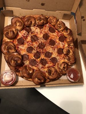 Vegan crown royal at Mario's Pizza in Orlando