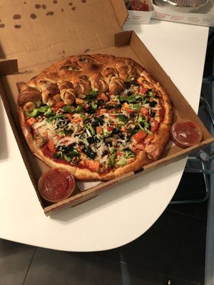 Vegan veggie girlfriend  at Mario's Pizza in Orlando