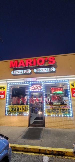 Front at Mario's Pizza in Orlando