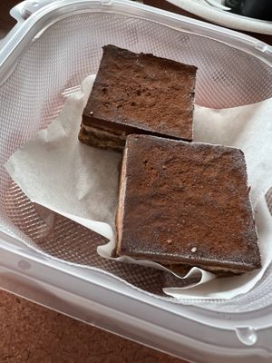 Vegan tiramisu  at Mario's Pizza in Orlando