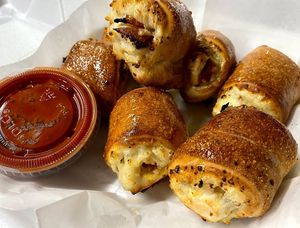 Vegan Pepperoni Rolls at Mario's Pizza in Orlando