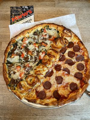 Boarder pizza   at Mario's Pizza in Orlando