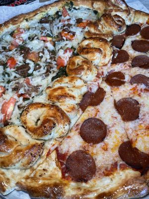 Pizza  at Mario's Pizza in Orlando