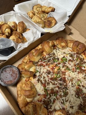   at Mario's Pizza in Orlando