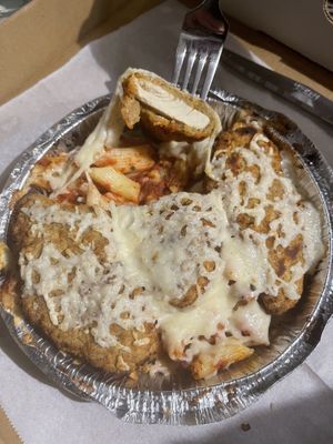 “Chicken” Parm  at Mario's Pizza in Orlando