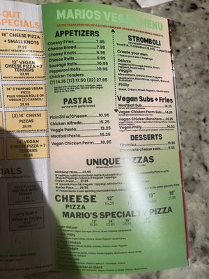   at Mario's Pizza in Orlando