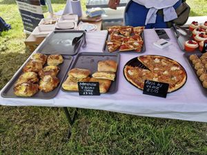 Savoury vegan food at The Green Kitchen in Newport