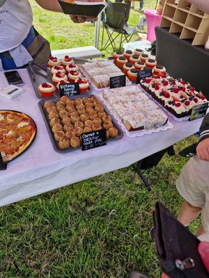 Sweet vegan food at The Green Kitchen in Newport