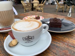 Cappuccino  at Thuys in Wijk in Wijk Bij Duurstede