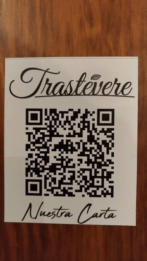 Código QR at Pizzeria Trastevere in Churriana De La Vega