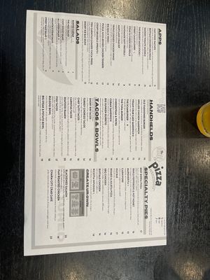 Menu 7/20/22 at The Hall CP in College Park