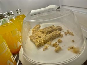 muesli bars  at Weltladen Cafè in Gottingen