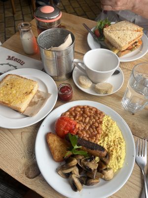   at Charlies Cafe in Barnstaple