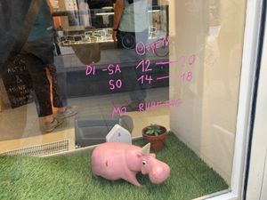 Wonderful local art at Smiles in Gottingen