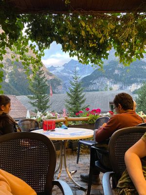 View at Golden India in Grindelwald