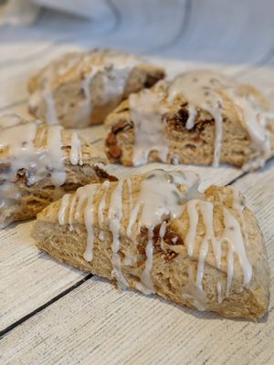 Lavender fig scone at The Cupcave in Las Vegas