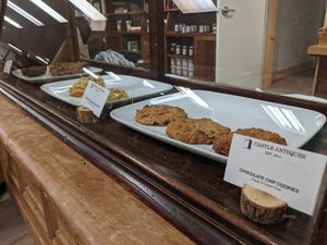 Baked goods. at Castle Antiques Cafe in Haliburton