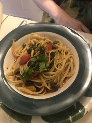 pasta  at La Capannina in Capri