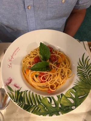 SPAGHETTI "SCIUE' SCIUE'" at La Capannina in Capri