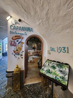 Entrance at La Capannina in Capri