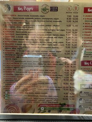   at La Mia Pizza in Paris