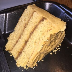vegan caramel cake  at Southern Sweets Bakery in Decatur