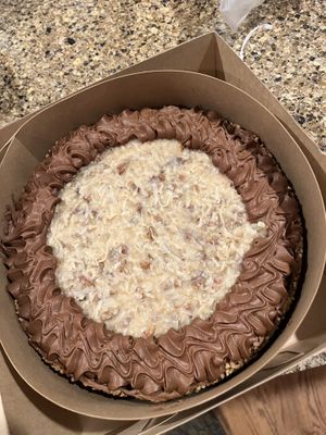 German chocolate cake   at Southern Sweets Bakery in Decatur