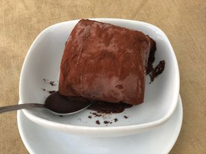 Tartufo vegano at Bar del Centro in Pizzo