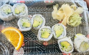 Cucumber avocado roll  at Yagi Sushi and Hibachi in Pawleys Island