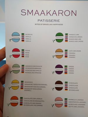 Their current vegan flavors as of 28-5-2022 at Smaakaron in Groningen