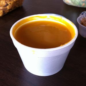 Carrot Soup at La Oliva Verde in San Jose