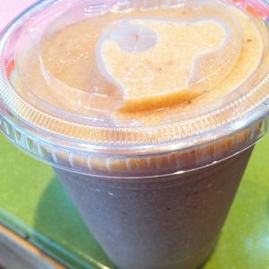 Strawberry and Passion Fruit Smoothie at La Oliva Verde in San Jose